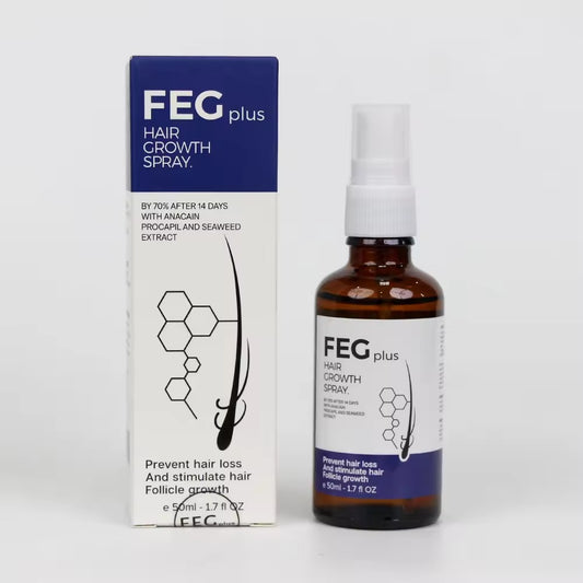 FEG Plus Hair Growth Spray – Stimulate Follicles, Reduce Hair Fall, and Encourage Thicker, Healthier Growth 60ML