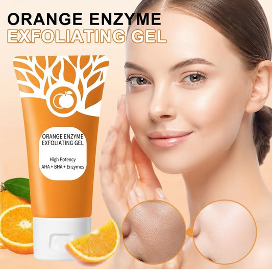Orange Enzymes Exfoliating Brightening Gel (100ml) – Gentle Facial Peeling & Glow Treatment