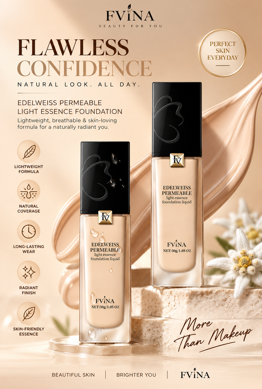 1 PCs FV Edelweiss Permeable Light Essence Foundation Liquid