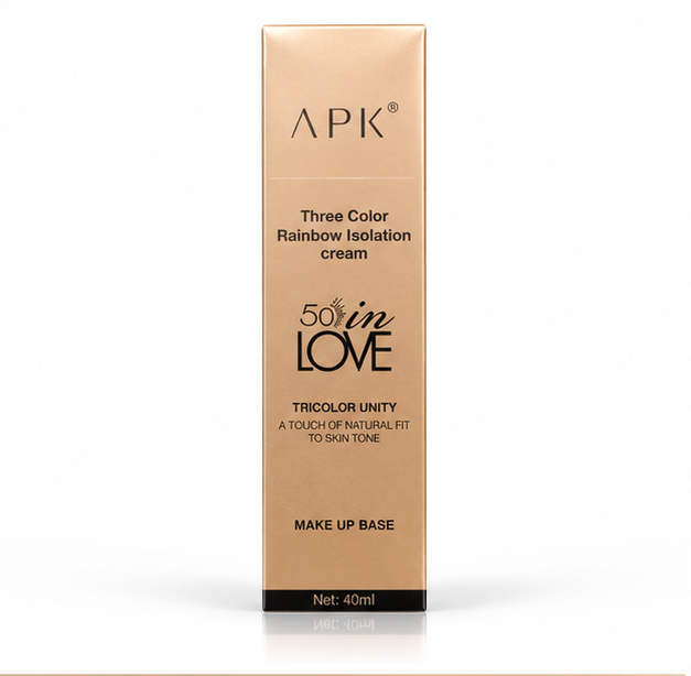 APK Three Color Rainbow Isolation Cream Makeup Base 40ml