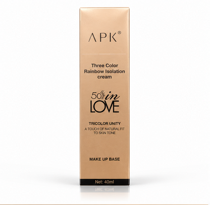 APK Three Color Rainbow Isolation Cream Makeup Base 40ml