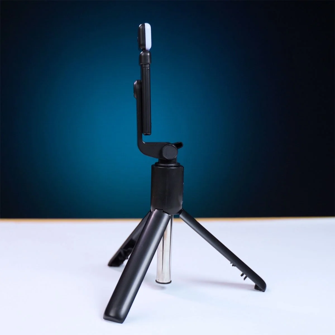 4-in-1 Multifunctional Selfie Stick, Tripod Stand, Bluetooth & Selfie Light