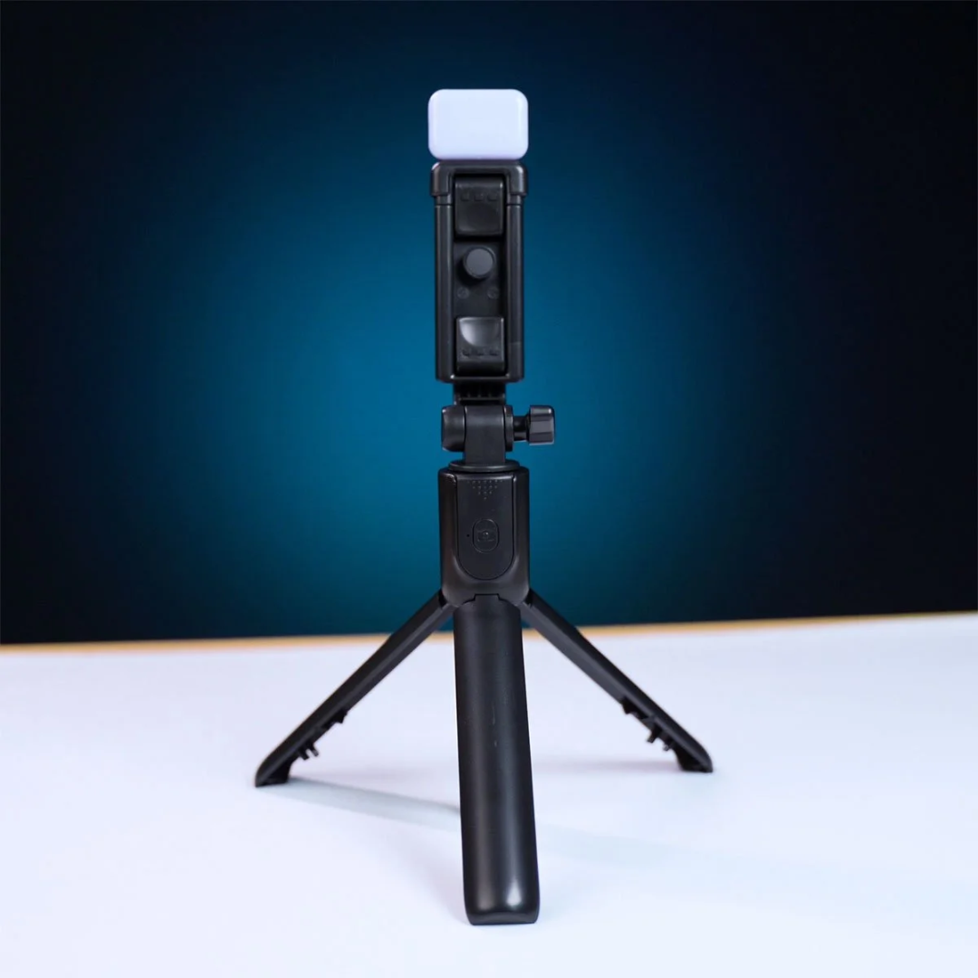 4-in-1 Multifunctional Selfie Stick, Tripod Stand, Bluetooth & Selfie Light