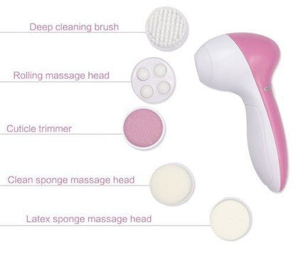 5 in 1 Facial Electric Cleanser and Massager