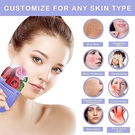 Ice Face Roller Comfortable to Grip Skin Care Beauty