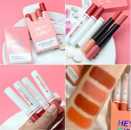 Hey Girl Pack of 4 Smoke Lipstick