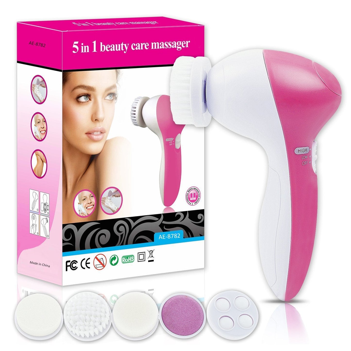 5 in 1 Facial Electric Cleanser and Massager