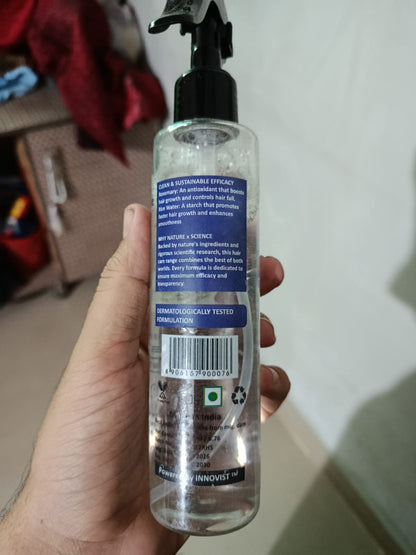 Bare Anatomy Rosemary & Rice Water Hair Growth Spray – 200ml | Strengthen & Thicken Hair